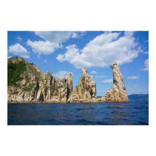 Impression Photo Flèches Côtières Majestueuses – Triozyorye, Mer du