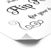 Impression Photo Flèches Treat Dancing Feed Mariage Signal (Coin)