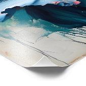 Impression Photo Fleur Azure captivante (Coin)