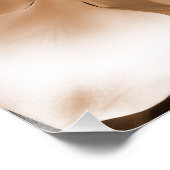 Impression Photo Fleur blanche Magnolia Sepia Arrière - plan noir (Coin)