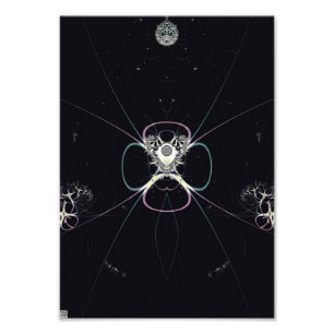 Impression Photo Fleur dans l'espace