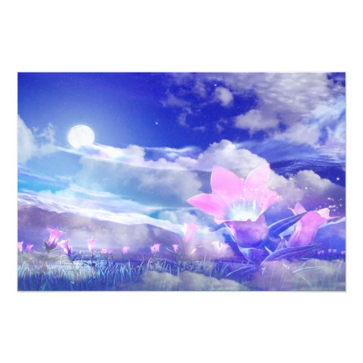 Impression Photo Fleur de lune (Devant)