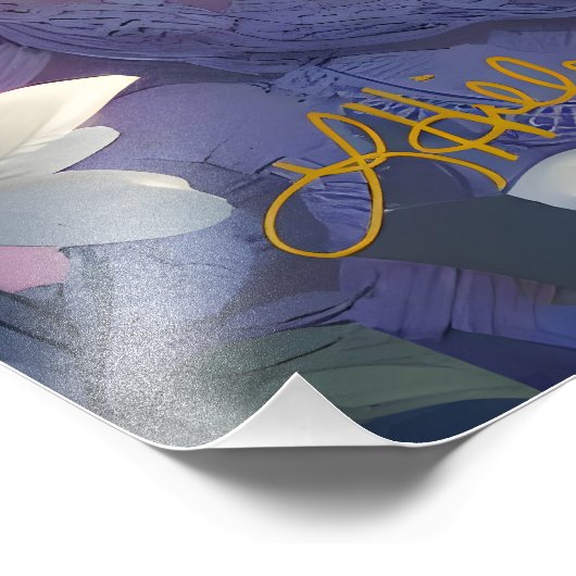 Impression Photo Fleur de lune d'Anime (Coin)