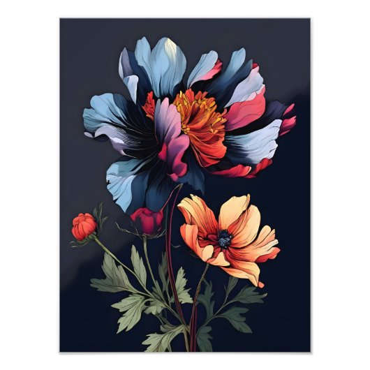 Impression Photo Fleur de minuit (Devant)