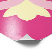 Impression Photo fleur de vie rose (Coin)