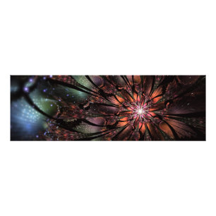 Impression Photo Fleur imaginaire fractale douce et tendresse