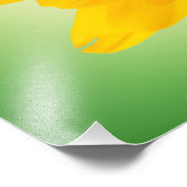 Impression Photo Fleur jaune (Coin)