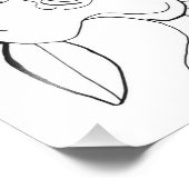 Impression Photo Fleur minimaliste (Coin)