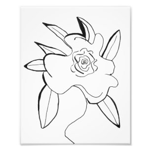 Impression Photo Fleur minimaliste