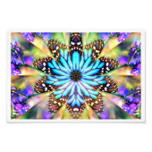 Impression Photo Fleur papillon Abstraite (Devant)