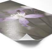 Impression Photo Fleur pourpre foncé fleurs florales (Coin)