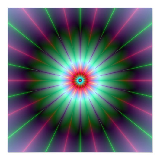 Impression Photo Fleur rayonnante (Devant)