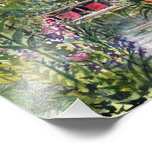 Impression Photo Fleur sauvage d'été Jardin anglais à York (Coin)