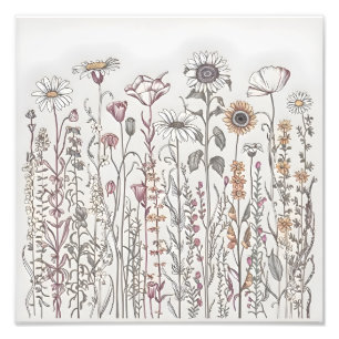 Impression Photo Fleur sauvage Grace