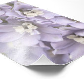 Impression Photo Fleur violet clair Élégante Florale (Coin)