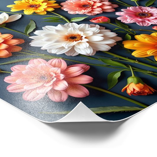 Impression Photo Fleurs (Coin)