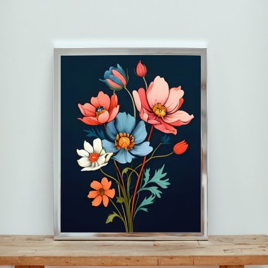 Impression Photo Fleurs Abstraites