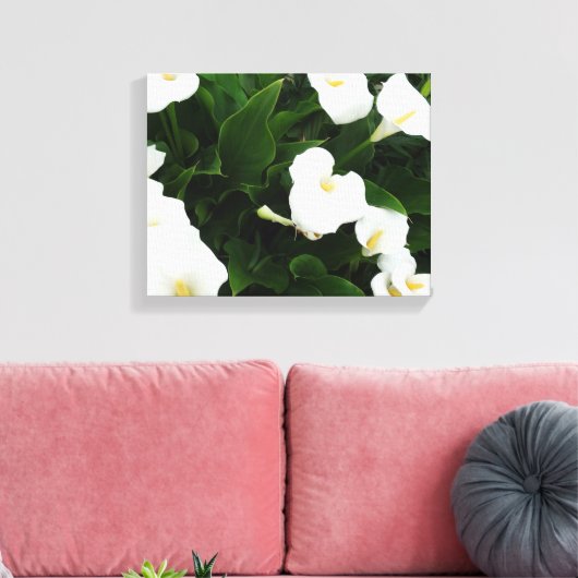 Impression photo Fleurs blanches (Insitu(Salon))