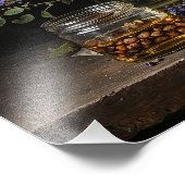 Impression Photo Fleurs, Bouteilles De Dropper. Bien-être botanique (Coin)