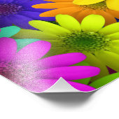 Impression Photo Fleurs colorées (Coin)