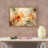 Impression Photo Fleurs d'aquarelle vives