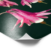 Impression Photo Fleurs de colonnes roses Gros plan 8x8 (Coin)