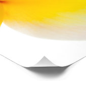 Impression Photo Fleurs de Plumeria Frangipani jaune blanc hawaïen (Coin)