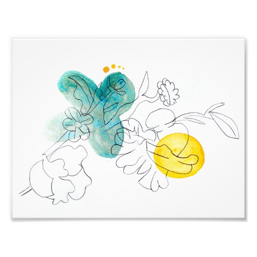 Impression Photo Fleurs d'eau Imprimer (Devant)