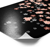 Impression Photo Fleurs japonaises de cerisiers (Coin)