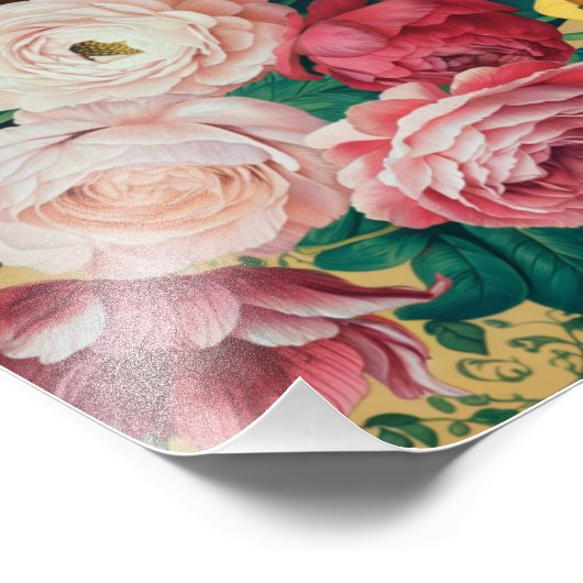 Impression Photo Fleurs multicolores (Coin)