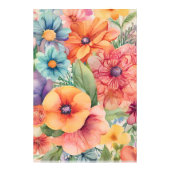 Impression Photo Fleurs partout sur l'impression Aquarelle - Jasmin (Devant)