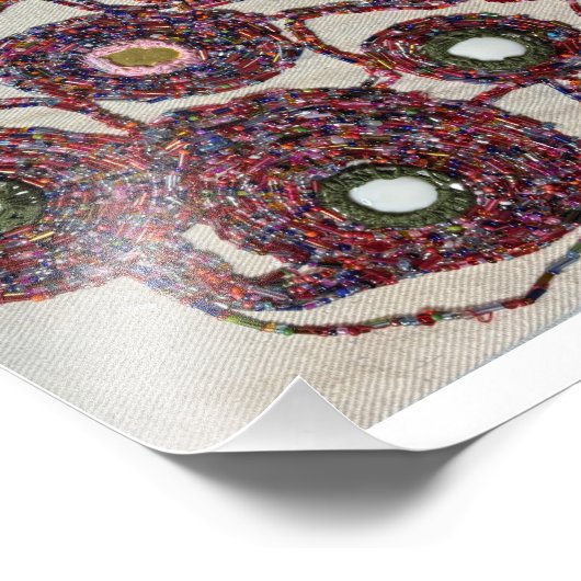 Impression Photo Fleurs perlées. (Coin)