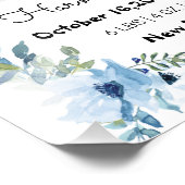 Impression Photo Fleurs | Statistiques de naissance de bébé (Coin)