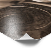 Impression Photo Fleurs Tulip Blanches Sepia Fleur Arrière - plan n (Coin)