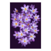 Impression Photo Fleurs violettes (Devant)