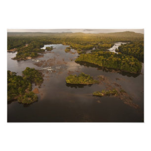 Impression Photo Fleuve Essequibo, plus long fleuve de Guyana, et 4