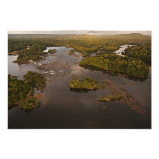 Impression Photo Fleuve Essequibo, plus long fleuve de Guyane, et 3 (Devant)