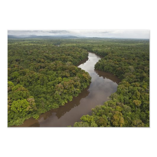 Impression Photo Fleuve Essequibo, plus long fleuve de Guyane, et 5 (Devant)