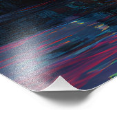 Impression Photo Floating Turquoise Tree Islands Neon Sky (Coin)