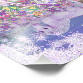 Impression Photo Flocon de neige pourpre (Coin)