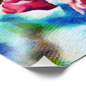 Impression Photo Floral en fleurs Sun Fuchsia Art rose (Coin)