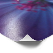 Impression Photo Floral rose et violet Lilac (Coin)