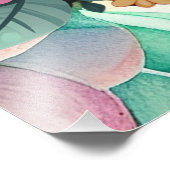 Impression Photo Floral Sloth Love pousse ici (Coin)