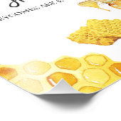 Impression Photo Floral Yellow Bee Devine combien de signes Honeype (Coin)