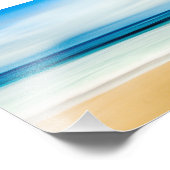 Impression Photo Floride tropicale Plage de sable, océan & vagues (Coin)