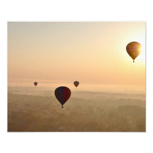 Impression Photo Flottant le matin tôt (Devant)