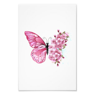 Impression Photo Flower Butterfly