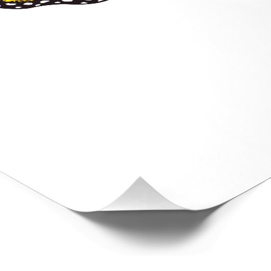 Impression Photo Flower Butterfly with Yellow California Poppy (Coin)