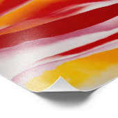 Impression Photo Flux rouge, jaune et noir | Georgia O'Keeffe | (Coin)