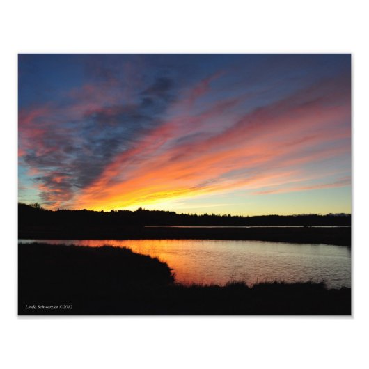 Impression Photo Flux Sunset 11X14 (Devant)